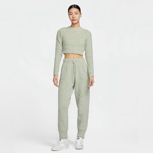Nike Phoenix Cozy Bouclé Oversized Knit Pants | Jade Horizon | Size XL